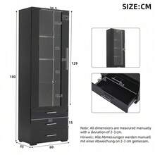 Storage Cabinets - Black - View 9