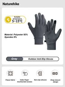 Naturehike GL10 Touchscreen Anti-Slip Thin Full Finger Gloves