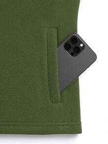 Men's Fleece Zip-Up Stand Collar Jacket - Versatile Outerwear For Skiing, Hiking, Camping, And Daily Cold Weather Commutes,Winter,Skiing