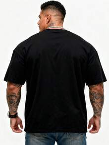 Camiseta de arte abstracto de caballo, camiseta de moda con diseño geométrico de caballo nativo americano, camisetas unisex, regalo para hombres y mujeres - Negro - Ver 2