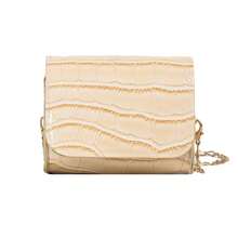 Laser Girl Fashion Shoulder Bag, New Crossbody Square Bag, Solid Color Small Purse - A - View 15