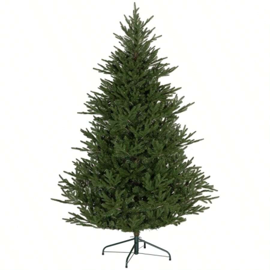 Christmas Tree 183 Cm, Realistic Appearance, Quick Assembly, Incl. Stand, Fire-Resistant Plastic On-Site - Green - View 1