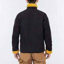 Puma Winter Reversible Casual Unisex Sports Jacket - Black and Yellow - View 4