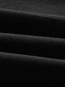 女士优雅简约低腰直筒裤，商务休闲裤，适合通勤、商务着装、办公室穿着，秋冬季皆宜。 - 黑色 - 查看 5