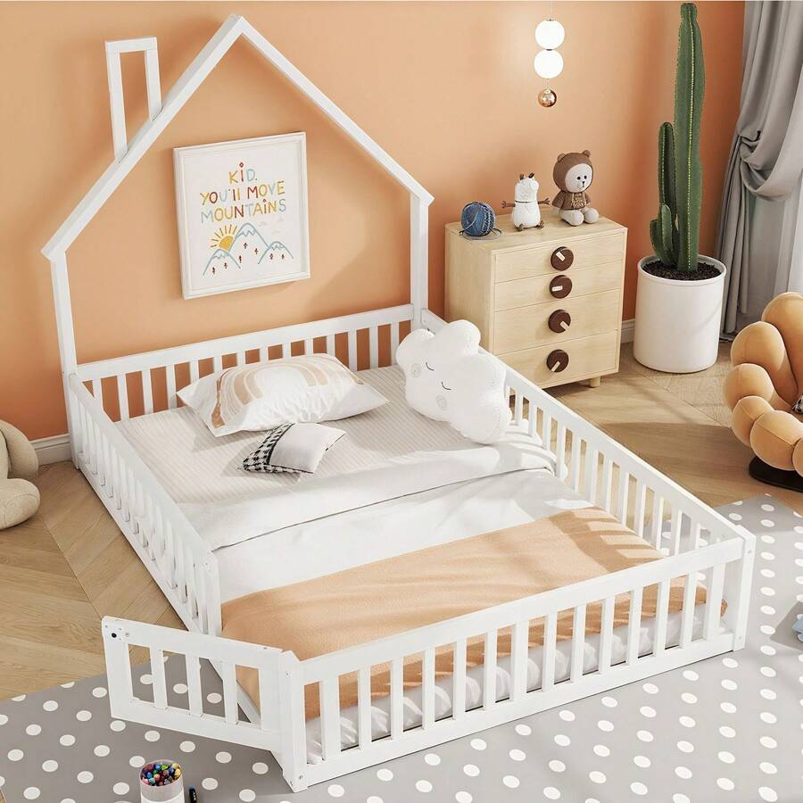 Kids Bed Frames, Headboards & Footboards - White - View 1