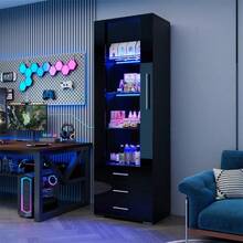 Storage Cabinets - Black - View 6