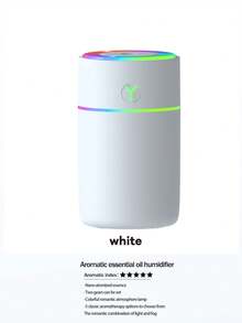 USB Electric Humidifier, Aroma Diffuser, Essential Oil Purifier, Aroma Atomizer With Light, Suitable For Cars, Homes, Bedrooms, Small Desktop Humidifier For Home Use, Replenishes Moisture, Sprays Humidification, USB Portable Car Night Light Aroma Diffuser, Small Air Humidifier With LED Light Aroma Diffuser.