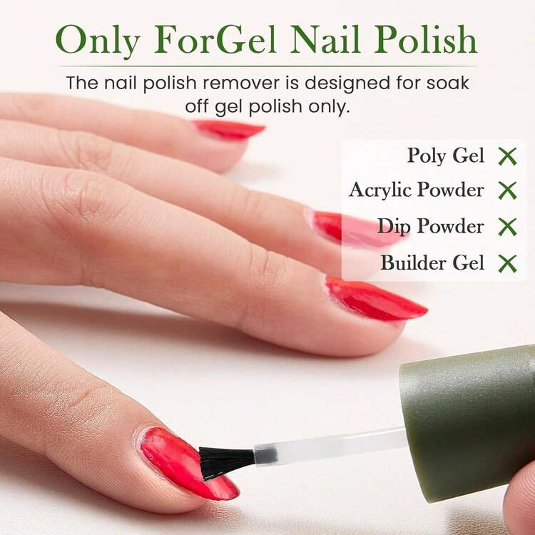3PCS Gel Nail Polish Remover, 15ml Gel Remover For Nails Within 3-5 Minutes Quickly And Easily Soak *** Polish Remover - 0 5 Fl Oz Pack of 2 - 查看 6