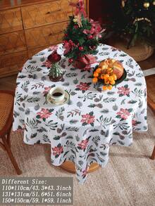 1 chiếc khăn trải bàn in kỹ thuật số 100% Polyester, họa tiết hoa ngẫu nhiên, thích hợp cho Giáng sinh, nhà bếp, bàn ăn, hình chữ nhật, hình vuông, bàn cà phê, tủ đựng đồ, trang trí nhà cửa, không khí Giáng sinh, tụ họp gia đình, miếng lót đĩa, phòng khách, phòng ngủ, sân, trong nhà ngoài trời, cắm trại, biệt thự, ngày lễ, tiệc tùng, trang trí đám cưới, có nhiều kích cỡ - Nhiều màu - Xem 13