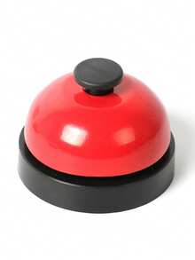5/10Pcs Desk Call Bell 2.5" Diameter, Dinner Desk Front Bell For Service With Metal Anti-Rust Construction For Hotel Restaurant Reception Areas Office Warehouse, Interactive Buzzer For Classroom Games And Quizzes, Suitable For Students And Children, Useful As A Kitchen/ Restaurant Call Bell Or Pet Training Bell