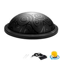 Vicyol S&D Balón de Entrenamiento de Equilibrio.Pelota Antideslizante para Fitness, Yoga, Pilates. - Negro - Ver 8