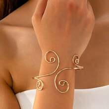 Hollow Minimalist Women Bracelet, Suitable For Daily Wear - Vàng - Xem 7