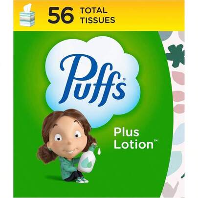 Plus Lotion Tissue, 1 Cube Box, 56 Tissues Per Box