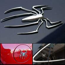 Spider Emblem Sticker For Car, Car Metal Badge Emblem Spider Shape 3D Car Decal Sticker - one-size - View 5