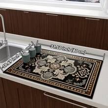 复洛克厨房台面沥水垫防滑防水餐桌餐垫小吧台专用耐热杯垫吸水垫 - 花色 - 查看 14