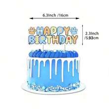 Blueys Family And Friends Party Decorative Hanging Colorful Flags Cupcake Plugin Kit Bluey Bingo Dog Cute Coco Rusty Muffin Birthday Party Favor Supplies Set Banner Cake Board Ornament Decoration Accessories