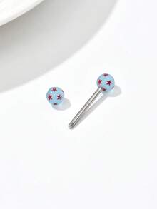 Piercing de língua em forma de estrela luminosa de 5 pontas, 2025, que brilha na luz solar e na iluminação, presente de outono/inverno, design 3D exclusivo, adequado para mulheres e meninas para uso diário e em festivais, várias opções de cores