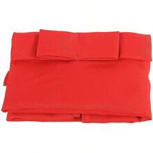 Delantal Camarero, Delantal cocina hombre short apron Delantal de Cocina Medio para Chef con Bolsillos moda universal para mujeres y hombres trabajar Mandil Camarero - Rojo - Ver 5