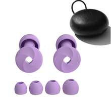 Tapones de silicona suaves - Super cómodos, tapones de oído reutilizables para reducir el ruido, para dormir, concentración profunda, viajes, sensibilidad | Protección auditiva flexible | Ajuste personalizable | Reducción de ruido de 30dB (SNR) - Multicolor - Ver 17