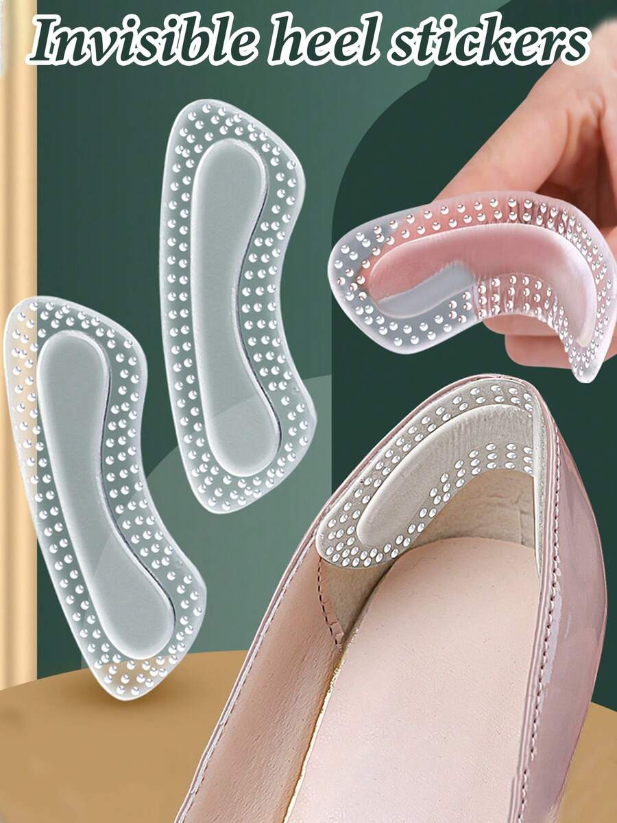 Miếng đệm lót giày cao gót - Chống ma sát, chống trượt, có lớp lót ẩn ở gót chân với các chấm massage, kích thước tự điều chỉnh, mang lại cảm giác thoải mái. - Nhiều màu - Xem 1