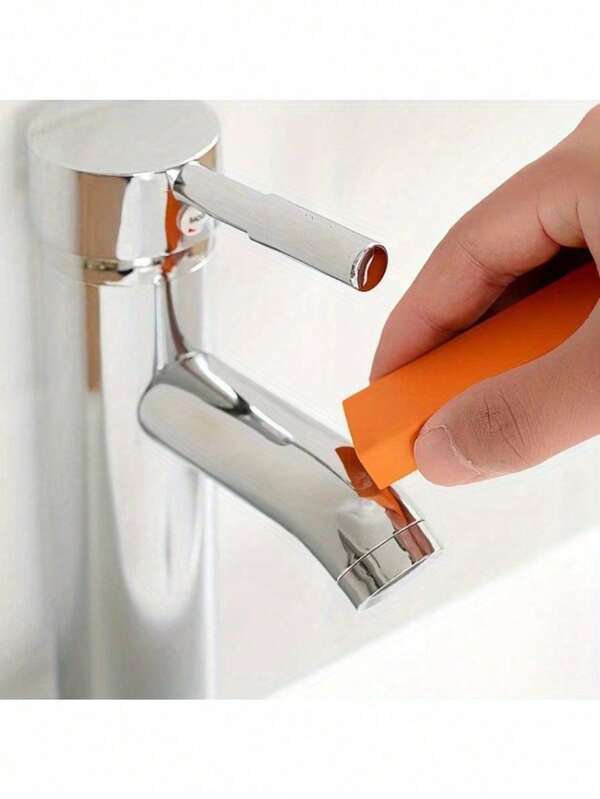 1pc Japanese Style Melamine Foam Cleaning Sponge, Multi-Purpose Household Kitchen Descaling Rust Remover Wall Cleaner, Stainless Steel & Faucet Cleaning Tool