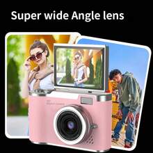 كاميرا رقمية عالية الدقة للتصوير الفوتوغرافي، كاميرا رقمية قابلة للطي محمولة للتصوير والتسجيل المباشر، كاميرا مدمجة بطراز كلاسيكي لالتقاط الصور وتسجيل الفيديوهات، كاميرا سفر مناسبة للمراهقين والطلاب والمبتدئين، هدية مثالية لعيد الهالوين والكريسماس وأعياد الميلاد