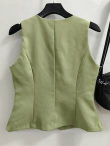 Women's Vest - Xanh mới - Xem 2