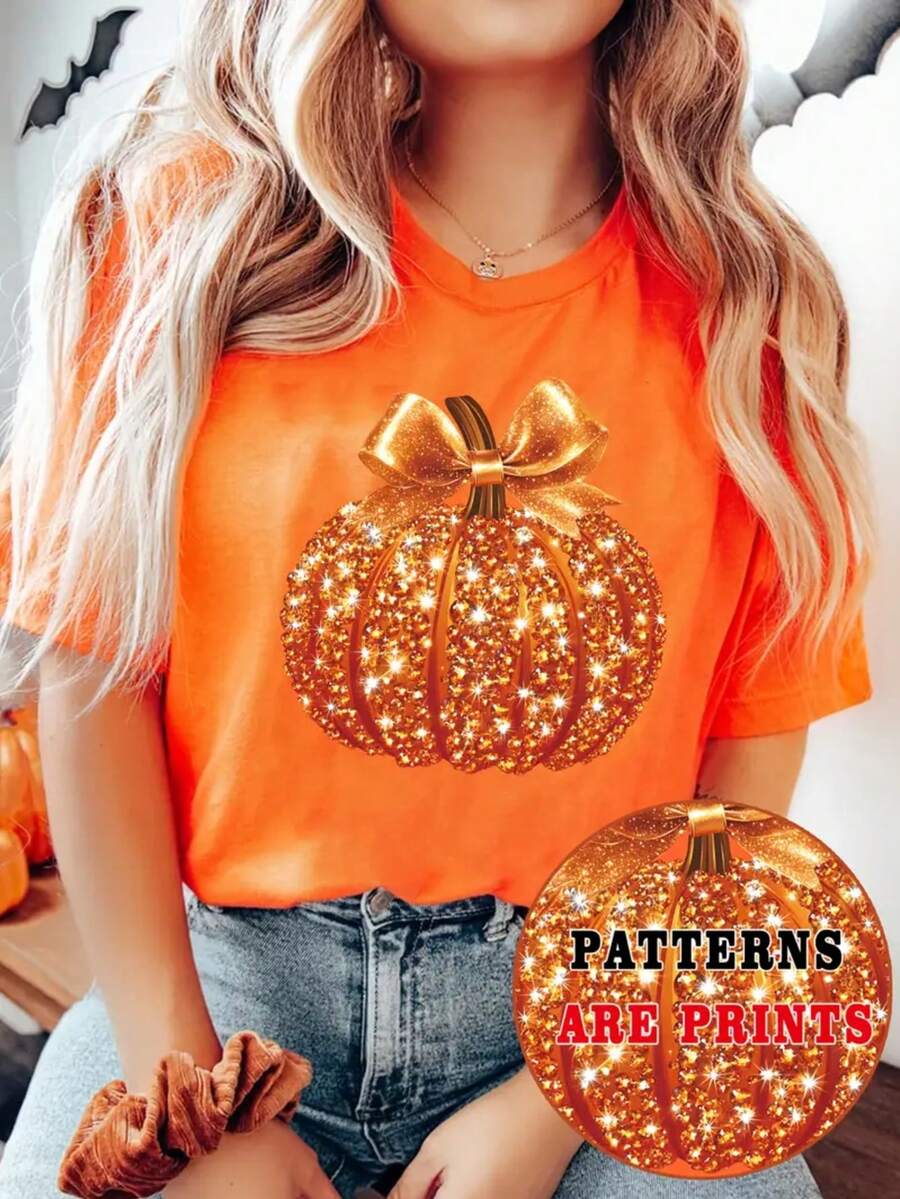 Women T-Shirts - Orange - View 1