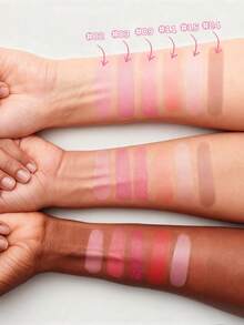 1 hộp phấn má hồng lãng mạn - Màu hồng, làm sáng da, màu sắc tự nhiên lâu trôi, không lem. Thích hợp cho nữ, có thể dùng cho má/Quà tặng cho người thân và bạn bè nữ. - 03 Tipsy Plum - Xem 9