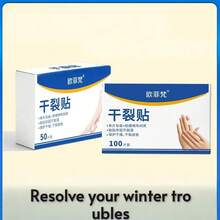 50/100pcs Breathable High-Viscosity Dry Crack Adhesive Tape, Pressure-Sensitive Tape For Cracked Hands And Feet, And Cracked Heels. Independent Packaging - Multicolor - View 8