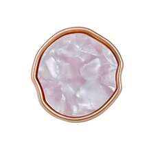10 Pieces Of High-End Socialite Style Metal Buttons With Four Colors On The Face - Asymmetrical Shaped Apple Buttons In Various Sizes To Choose From, Clothing Sewing Accessories Suitable For Suits, Jackets, Sweaters, And Cardigans, Clothing Decoration - Multicolor - View 10