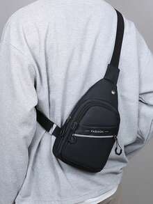 Large Capacity Multi-Pocket Fashion Chest Bag, Crossbody Shoulder Bag, Suitable For Travel, Business Trip, Festivals, Gifts - Multicolor - View 2