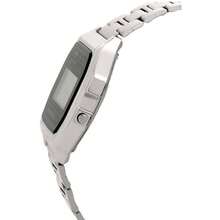 Casio Reloj digital retro para hombre - Con función de cronómetro y luz de fondo, adecuado para uso diario A158WA-1 - Negro - Ver 5