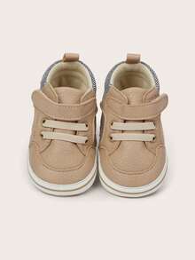 Infant Soft Sole Anti-Slip Sneakers, Casual Fashion Infant Shoes For 0-1 Year Old, Suitable For Boys And Girls, Spring/Autumn - Khaki - View 4