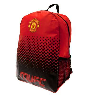 Manchester United FC Fade Design Backpack (Red) - 100% Nylon - (TA5952)