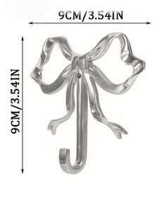 Gold Bowknot Wall Hook, Gold Bowknot Hanger, Brass Bowknot Wall Hook, Door Hook, Towel Hook, Brass Clothing Hook, Suitable For Wedding, Bathroom, Living Room, Kitchen Decor Hanging Hook, Brass Metal Wall Mounted Clothes Rack, Suitable For Living Room And Bathroom, Painted Surface, Easy To Install, Retro Ribbon Design Hook, Suitable For Bedroom And Bathroom, Nordic Retro Clothes Hook, Clothes Hook, Bedroom Porch Bathroom Decor, Solid Brass Bowknot Shaped Wall Hook