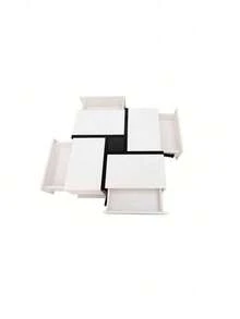 Coffee Tables - White + Particle Board - View 11