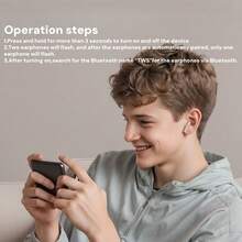 迷你入耳式无线耳塞，复古相机蓝牙耳机。5.49 高端蓝牙芯片，连接稳定，48 小时超长待机，内置高清麦克风，支持高清通话和视频通话，触摸控制系统。 - 均碼 - 查看 8