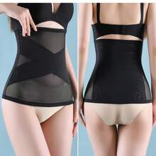 Women's Tummy Control Shapewear Breathable Cross-Mesh Tight Waistband Suitable For Daily Life And Fitness Use - Multicolor - View 3