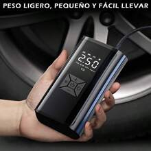 Compresor de Aire Porttil para Autos 150PSI, Inflador de Llantas con Pantalla Digital LCD, Bomba de Aire 12V, Deteccin de Presin de Aire, para Coches, Motos, Bicicletas y Pelotas - inicial - Ver 6