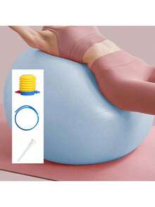 一套加厚防爆瑜伽球，专为女性设计的感觉统合训练球，也适合孕妇使用。