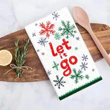 2 piezas/100 piezas Paños de cocina con estampado de muñeco de nieve y alce navideños, adecuados para comedores, cocinas, baños, decoración diaria, fiestas familiares, decoración del hogar y artículos del hogar de colores brillantes. Se puede regalar a alguien.