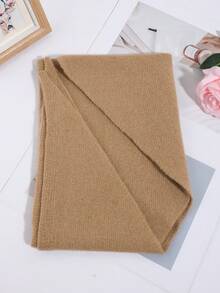 1pc Women's Fashion Simple Casual Solid Color Triangular Scarf/Headscarf, Suitable For Daily Outing And Party Matching