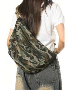 Damen Leopard Muster Brusttasche, modische Umhängetasche für Herbst/Winter, sportliche multifunktionale Hüfttasche