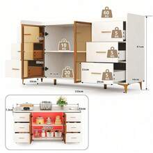 Storage Cabinets - White - View 11