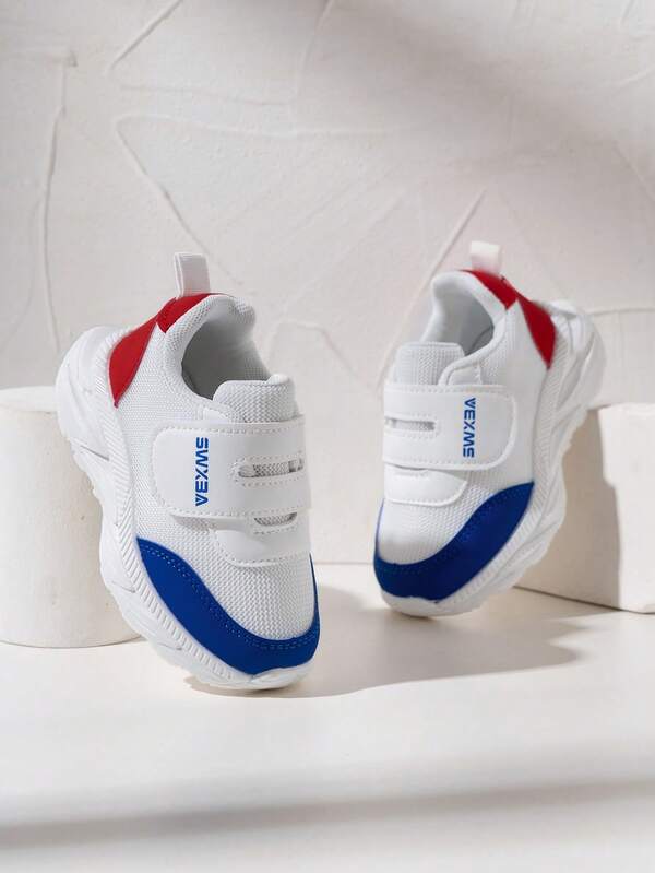 1 Pair Kids Breathable Mesh Sports Shoes, Soft Sole Fashionable Multi-Function Outdoor Non- Casual Shoes, Suitable For Toddler Boys And Girls