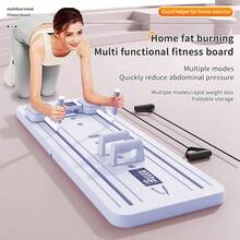 HanTai Pilates Board - Pilates Reformer Set, Multi-Purpose Foldable Pilates Reformer Board For Home, 5 In 1 Pilates Sliding Board - Violet Purple - View 9