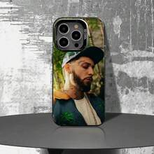 Funda para teléfono Jc Reyes JC REYES Tour 2025 para 17,16,15,14,13,12,11,Pro,Max,Plus,E, cubierta negra mate a prueba de golpes - z7 - Ver 11