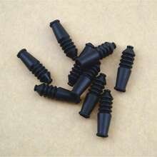 4 Paar Fahrrad Gummi Schlauch Bremsleitungen, Fahrrad Zubehör - Geeignet für alle Fahrradtypen