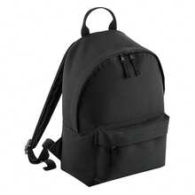 Bagbase Fashion Mini Backpack (Black) - 100% Polyester - (BC5522) - Black - View 1